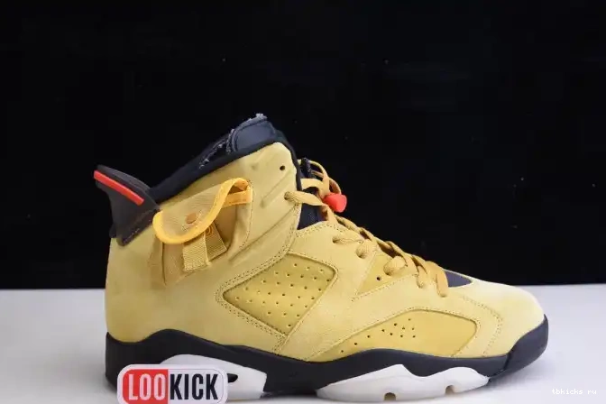 Cheap TB SCOTT CN1084-300 AIR TRAVIS YELLOW X JORDAN 6 0509